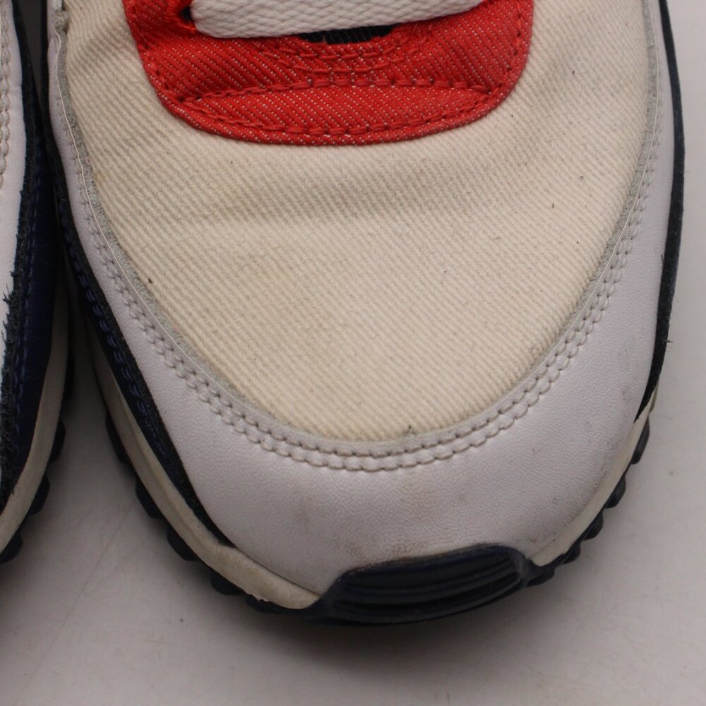 Nike Air Max 90 USA Denim ‘White Red Navy Blue’ Men’s Size 12 DJ5170-100 - Picture 11 of 11
